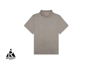 Fear of God Essentials Polo Tee Dark Heather Oatmeal