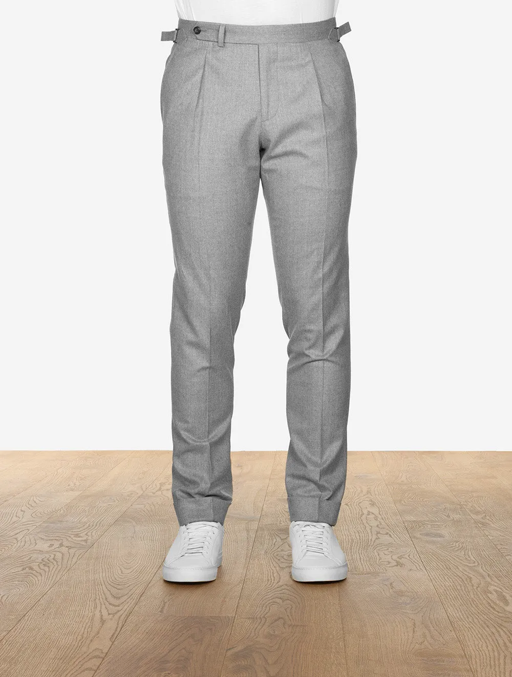 Flannel Trousers Grey