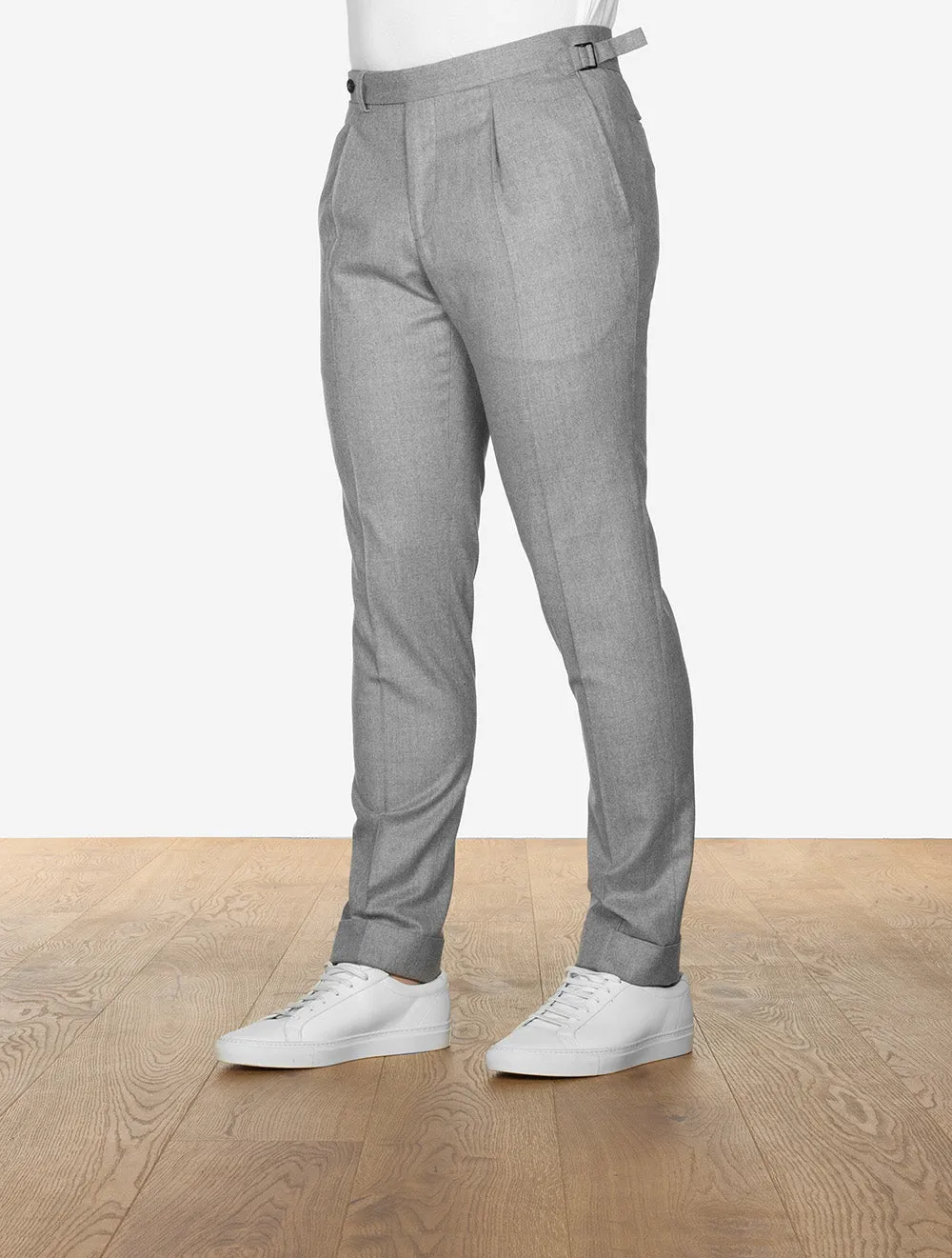 Flannel Trousers Grey