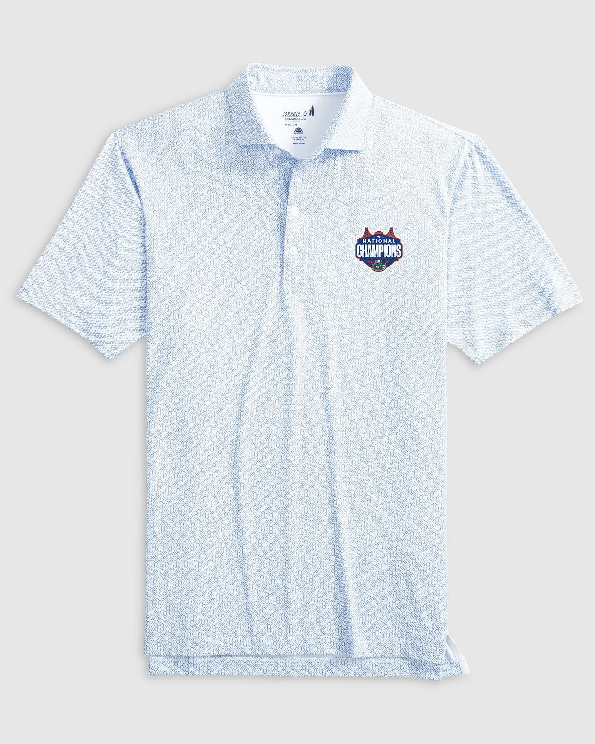 Florida Slade Printed Jersey Performance Polo - 2025 Men's College Basketball Champions Logo
