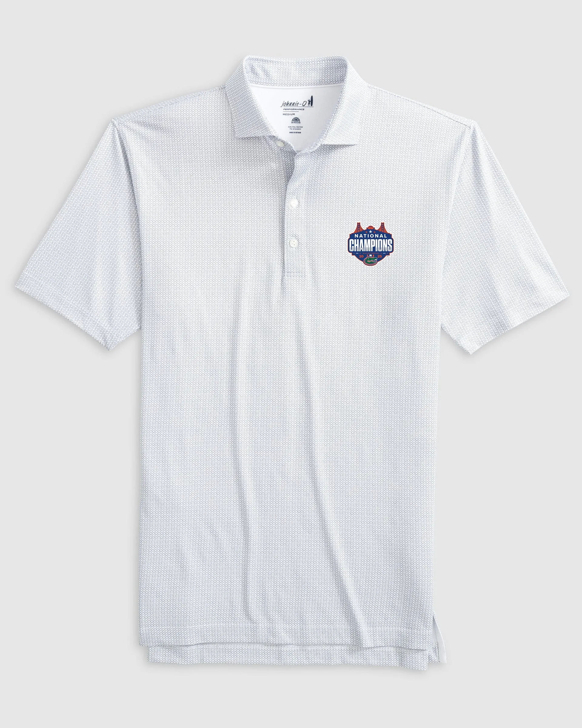 Florida Slade Printed Jersey Performance Polo - 2025 Men's College Basketball Champions Logo