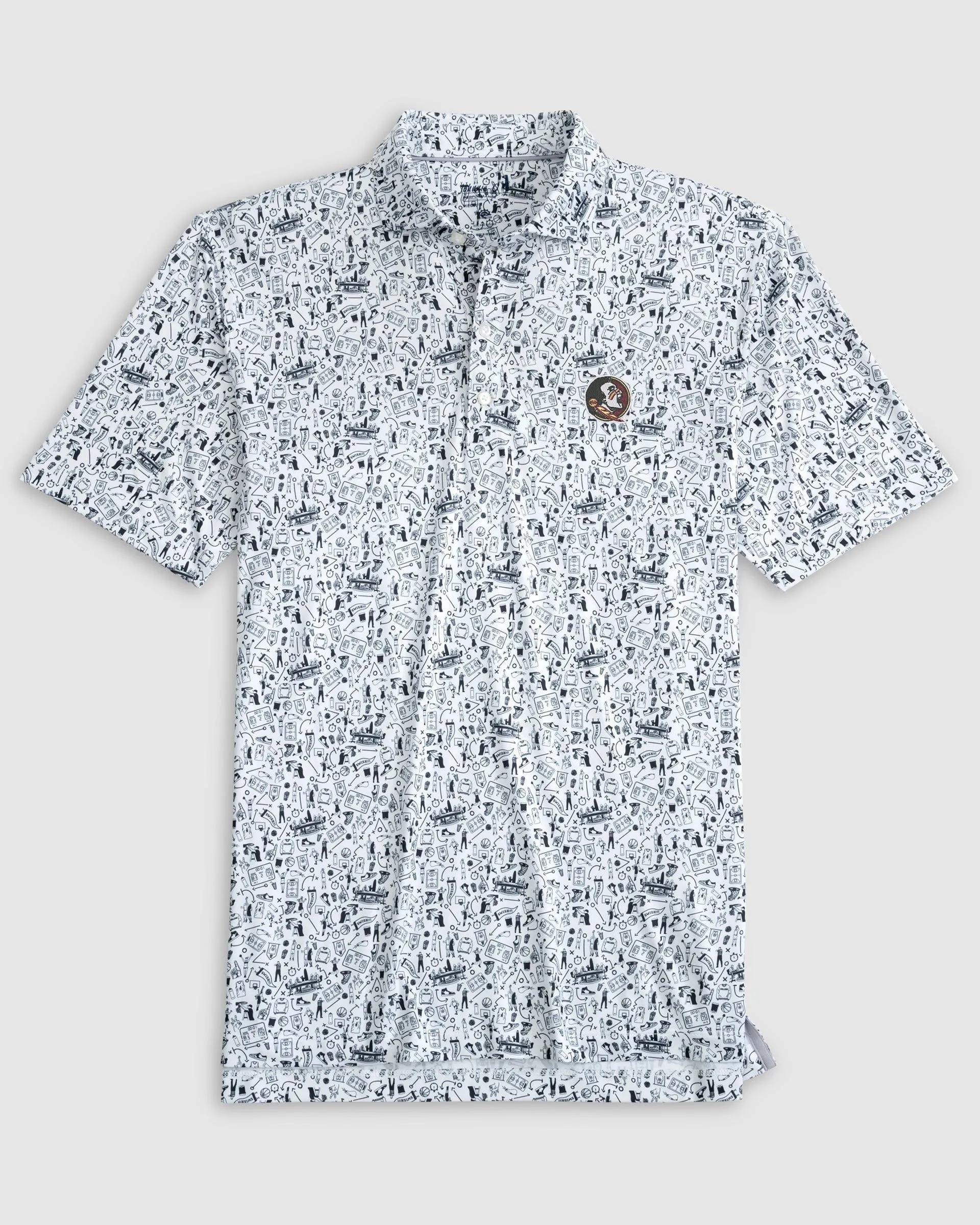 Florida State Hoop There It Is Performance Jersey Polo