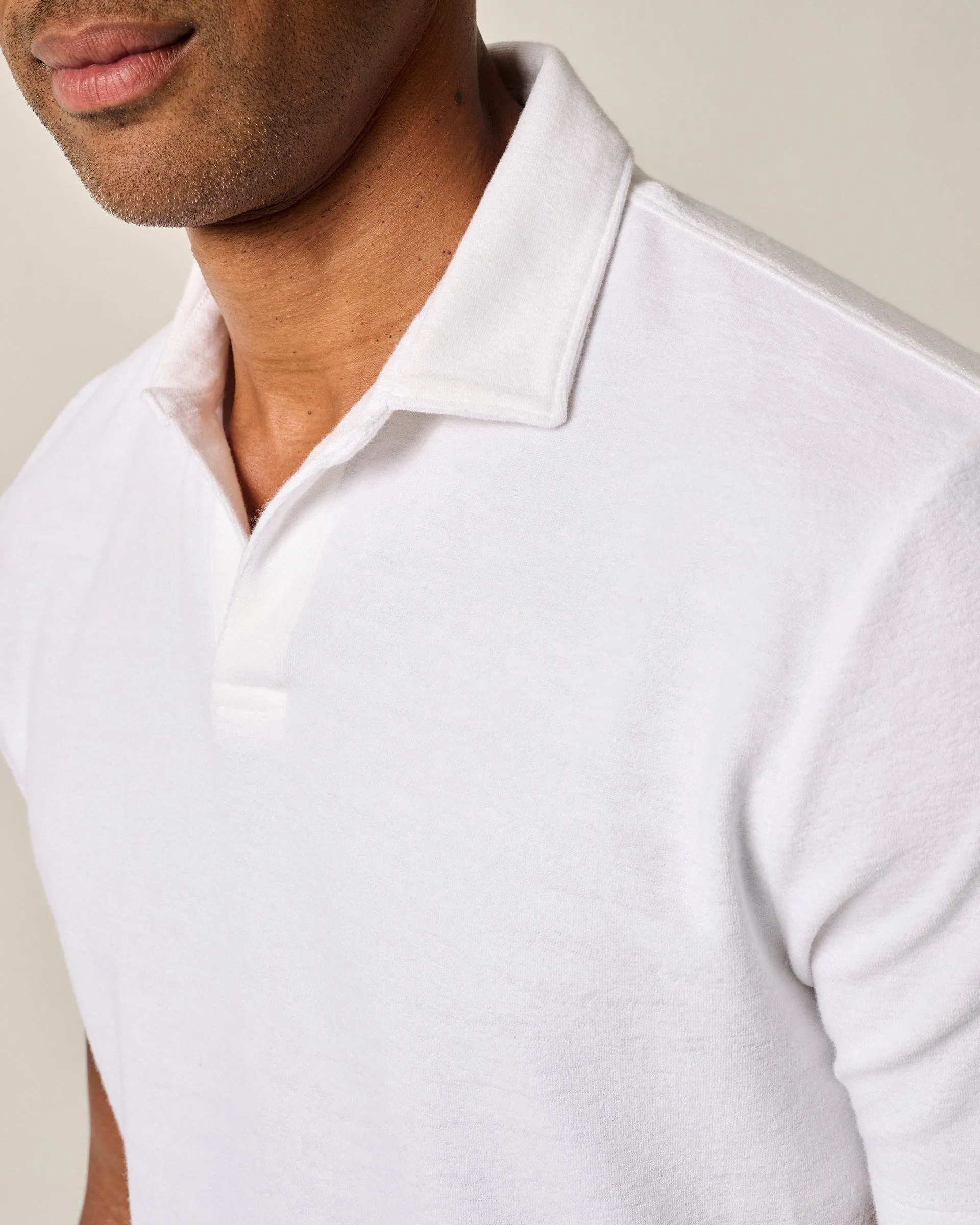 French Terry Johnny Collar Polo - Frankie