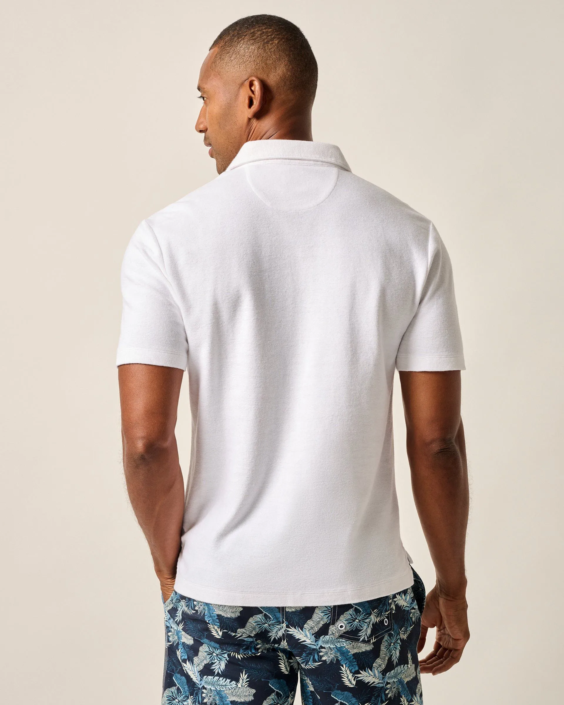 French Terry Johnny Collar Polo - Frankie