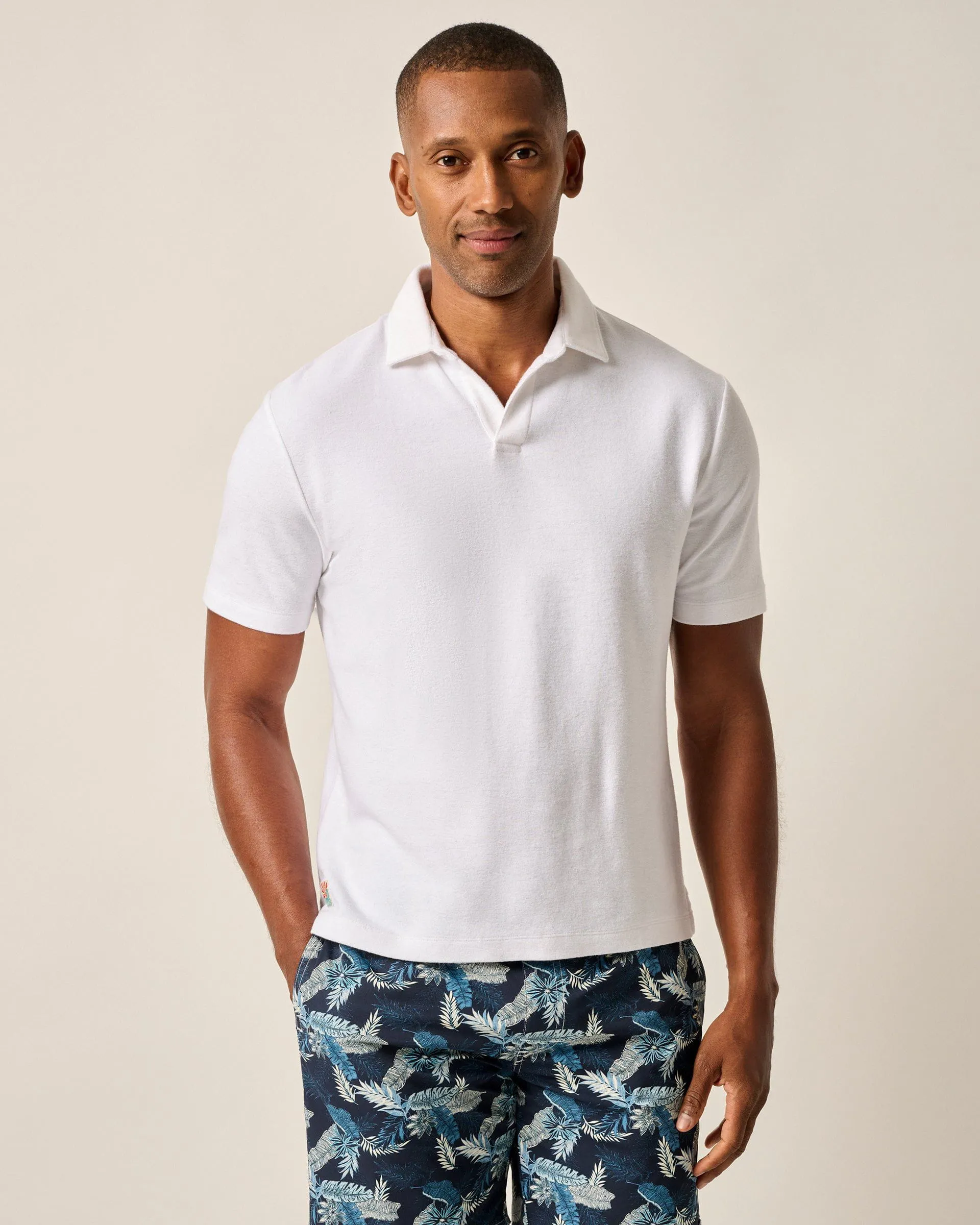 French Terry Johnny Collar Polo - Frankie
