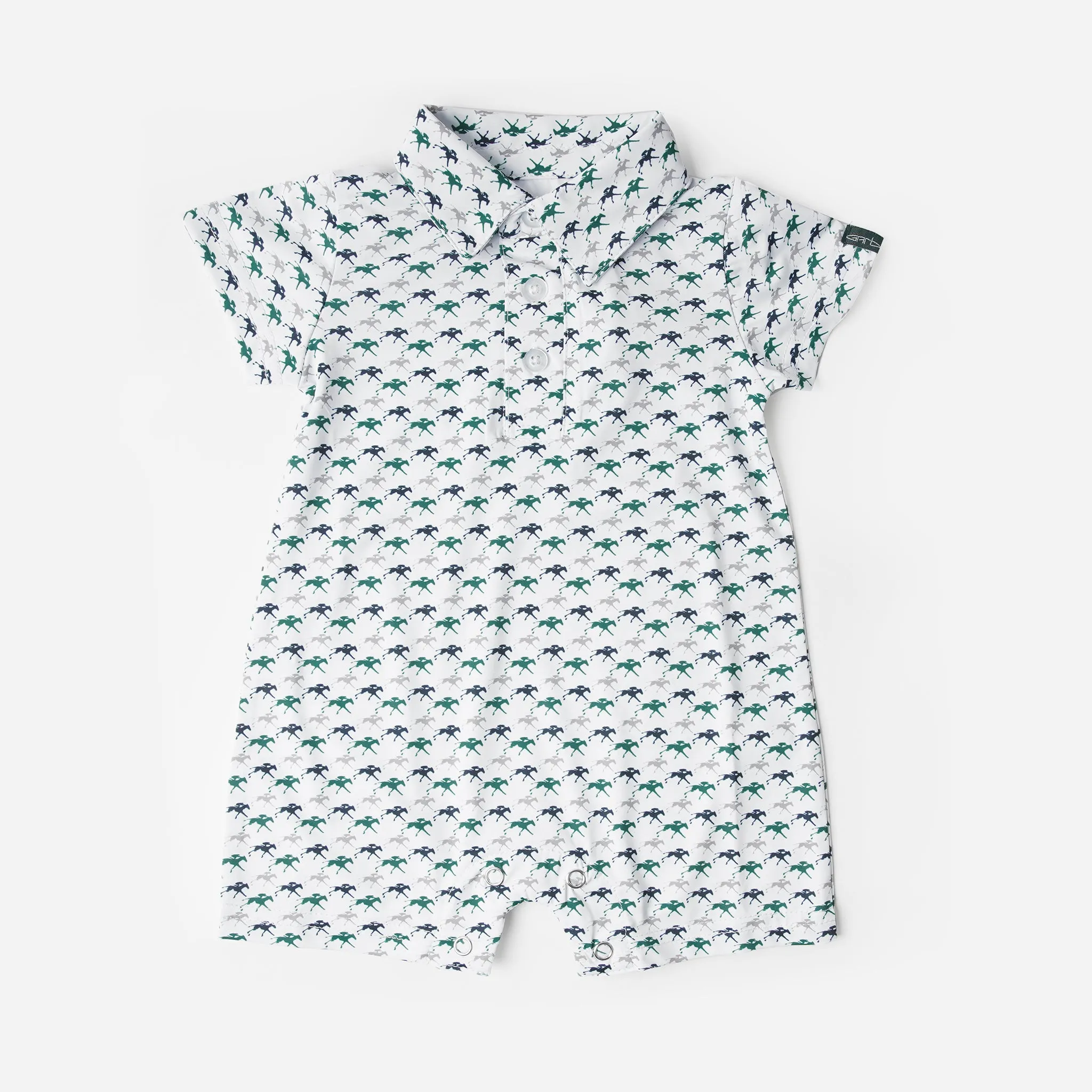 Garb Keeneland All Over Onesie Polo
