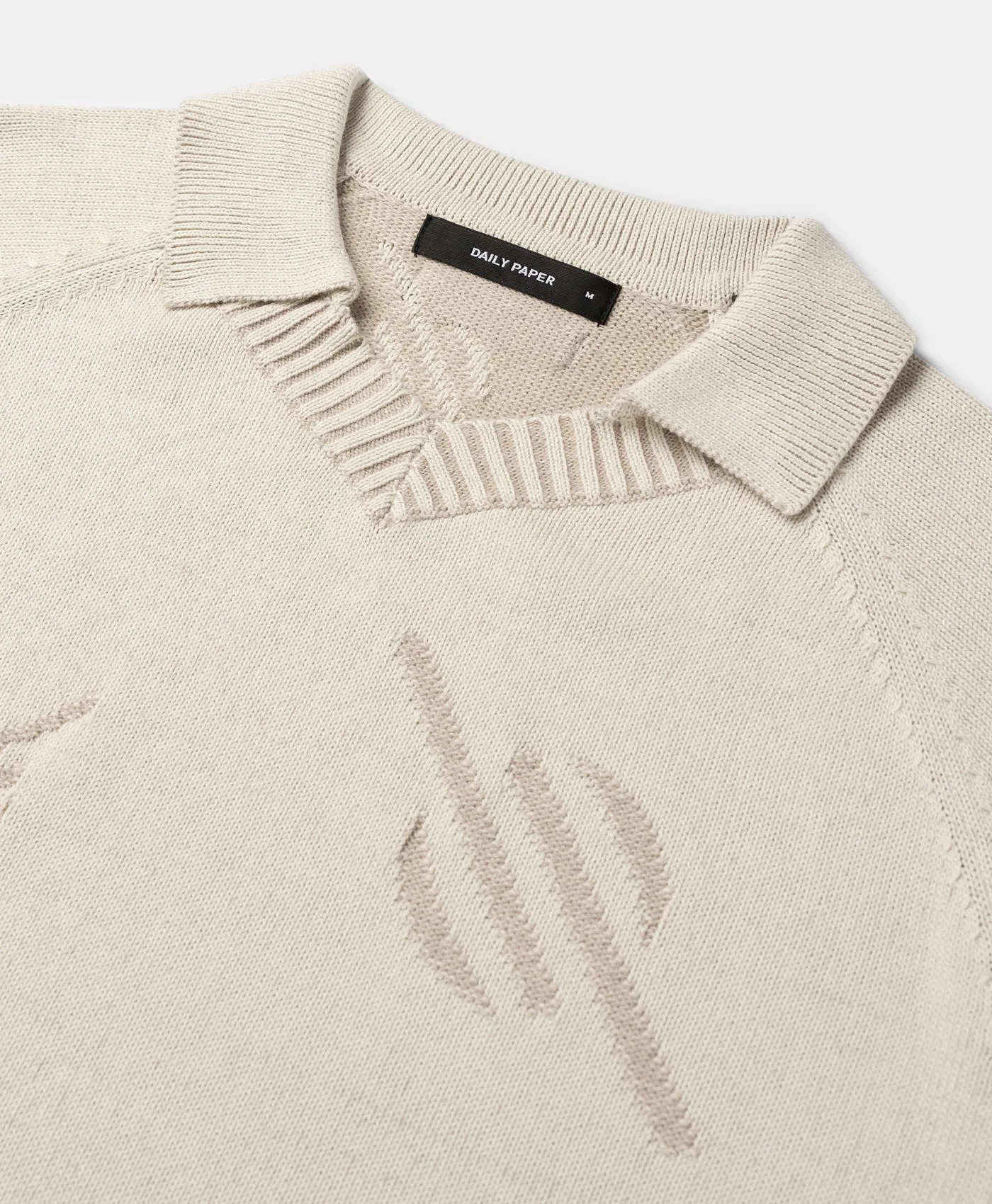 Gardenia Monogram Knit Polo