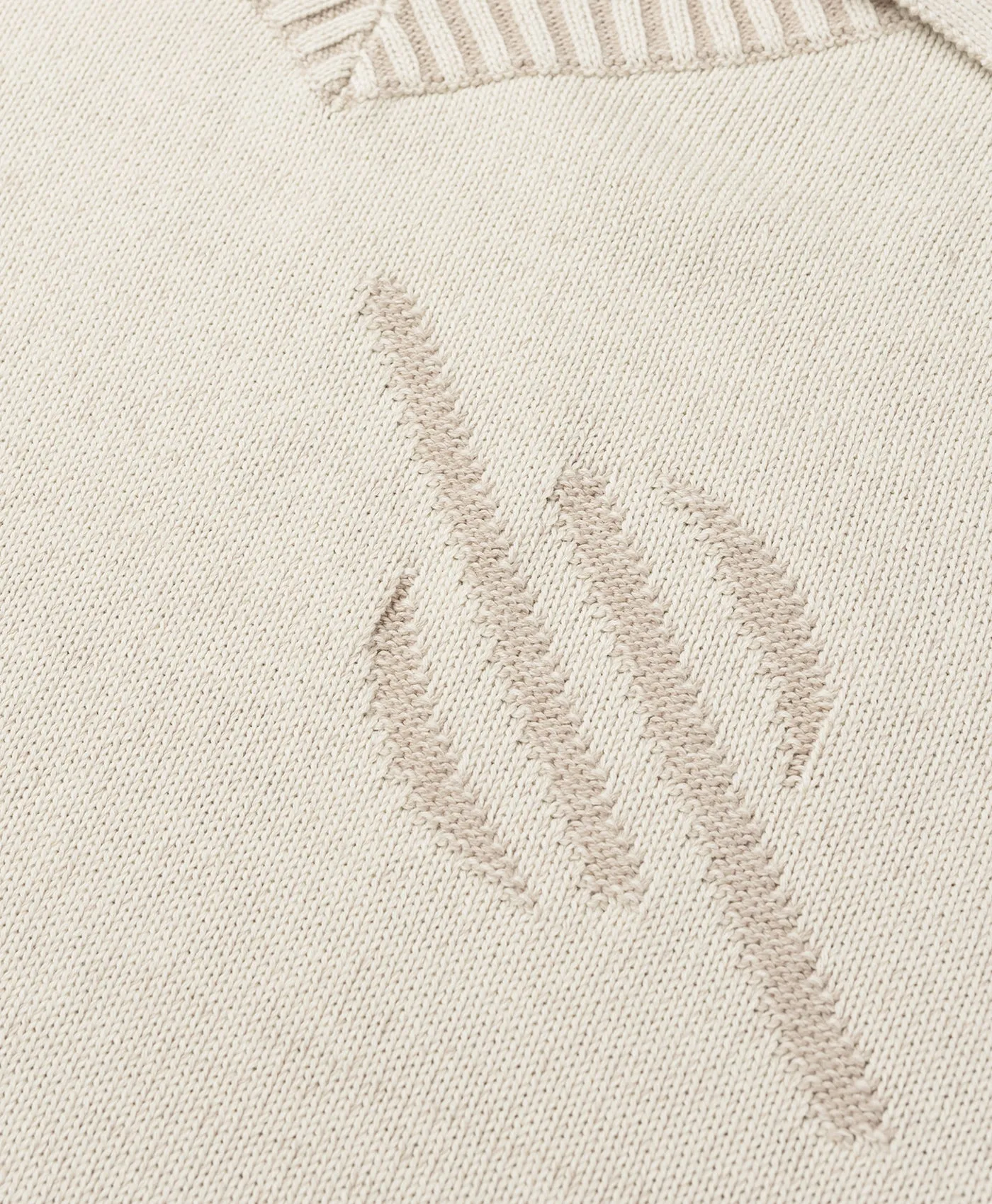 Gardenia Monogram Knit Polo