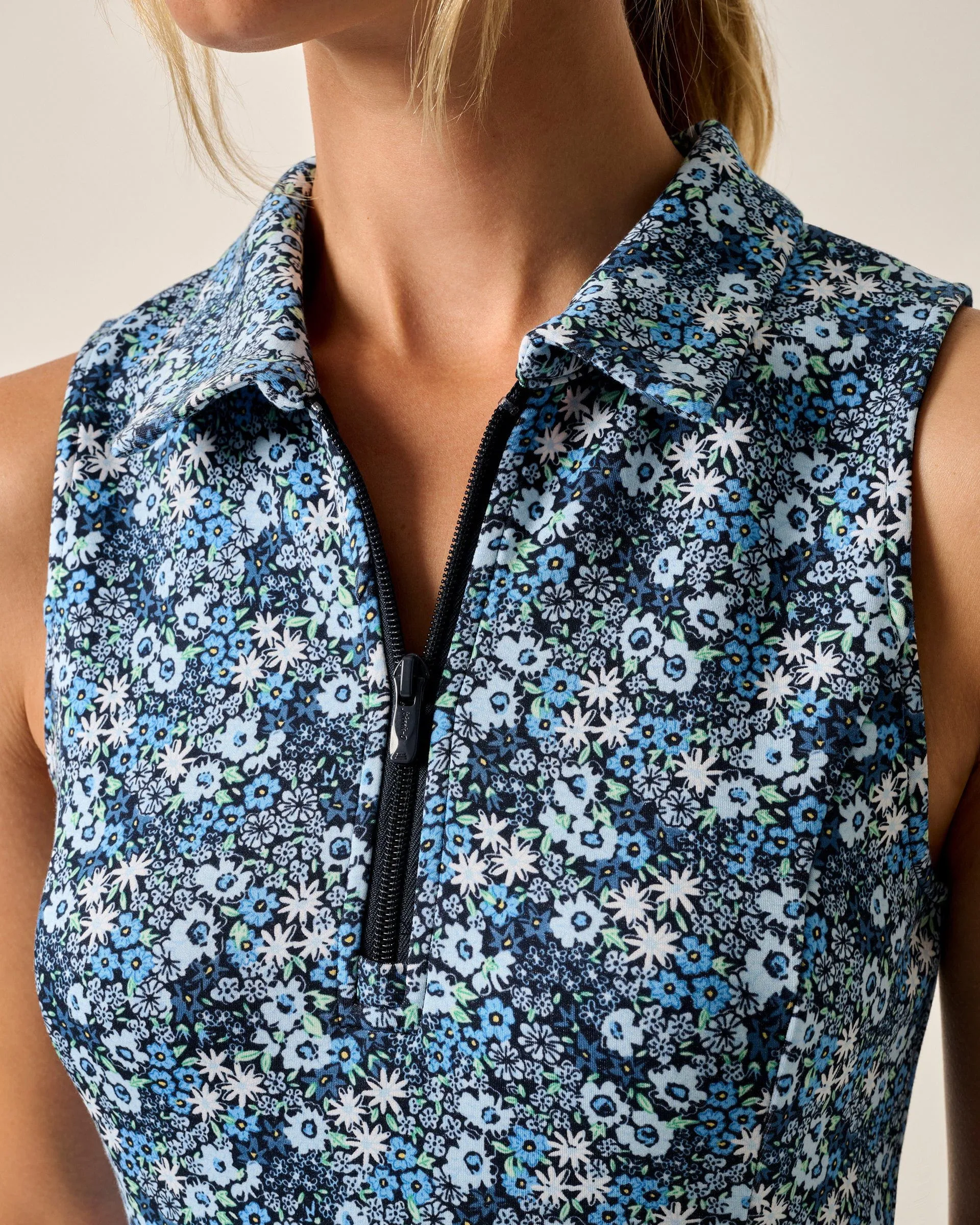 Ginny Performance Sleeveless Polo Dress
