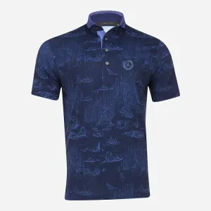 Greyson Keeneland Men's Willow Toile Polo