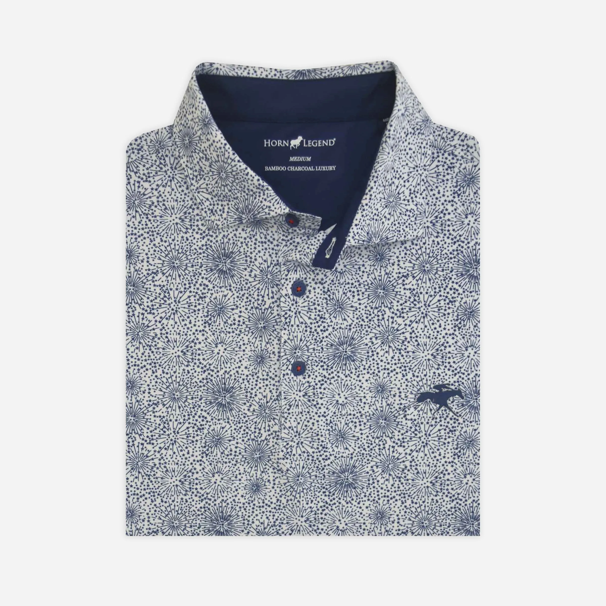 Horn Legend Keeneland Men's Fireworks Polo