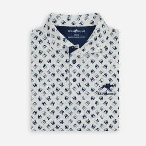 Horn Legend Keeneland Men's Whiskey Glass Polo