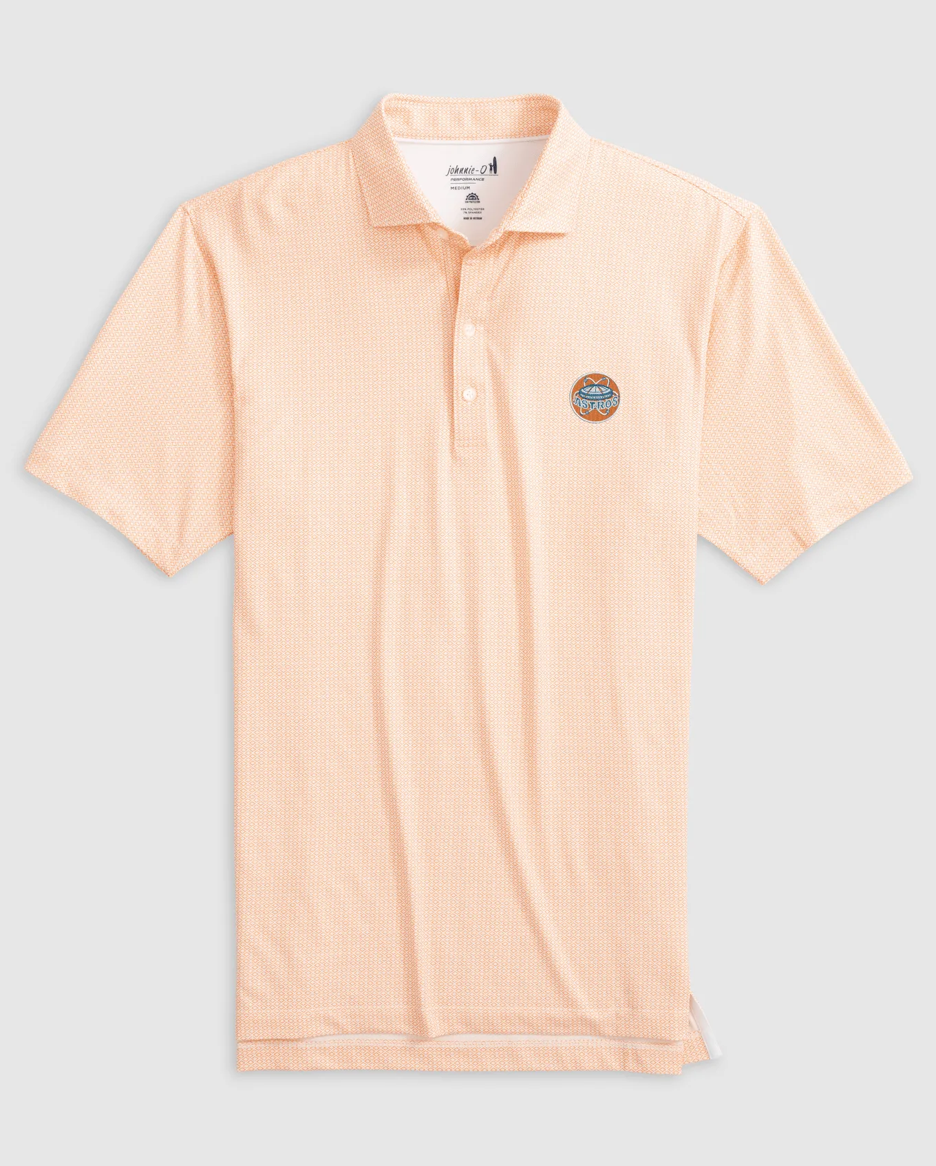 Houston Astros Slade Performance Jersey Printed Polo - Cooperstown Logo