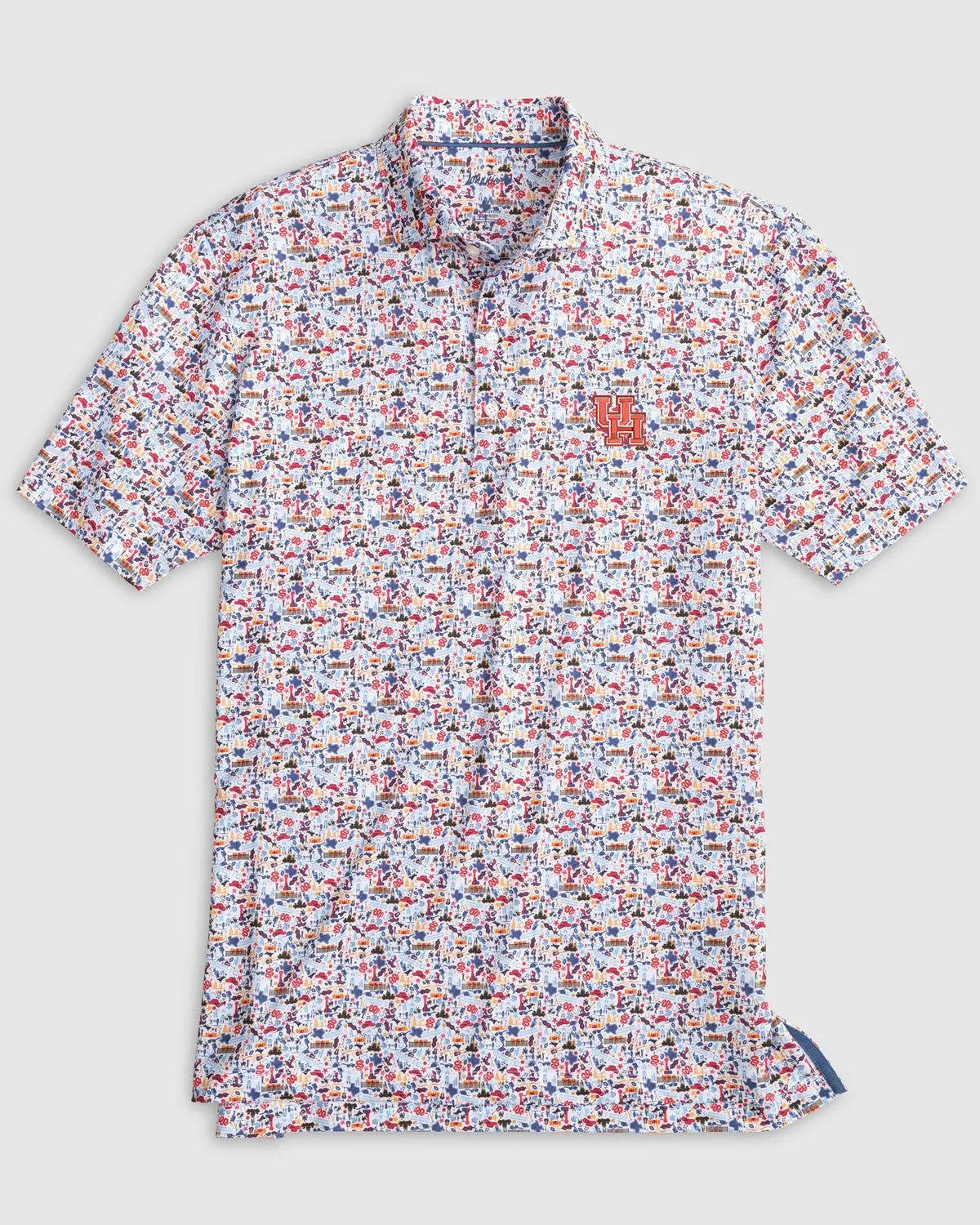 Houston The Big Texas Printed Jersey Performance Polo