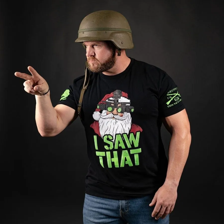 I Saw That T-Shirt - Black