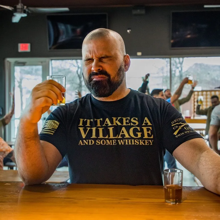 It Takes A Village T-Shirt - Black
