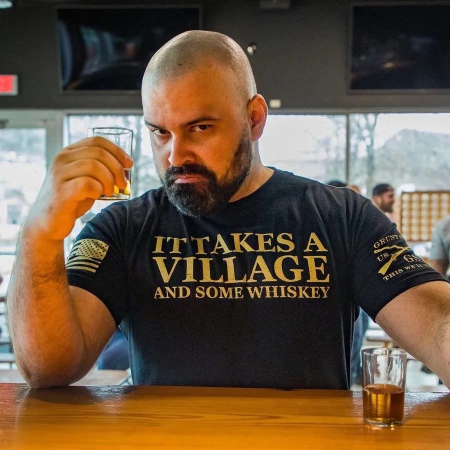 It Takes A Village T-Shirt - Black