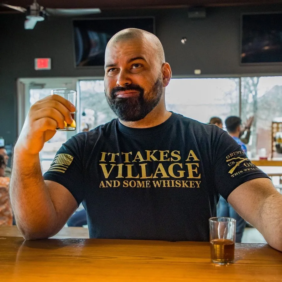 It Takes A Village T-Shirt - Black