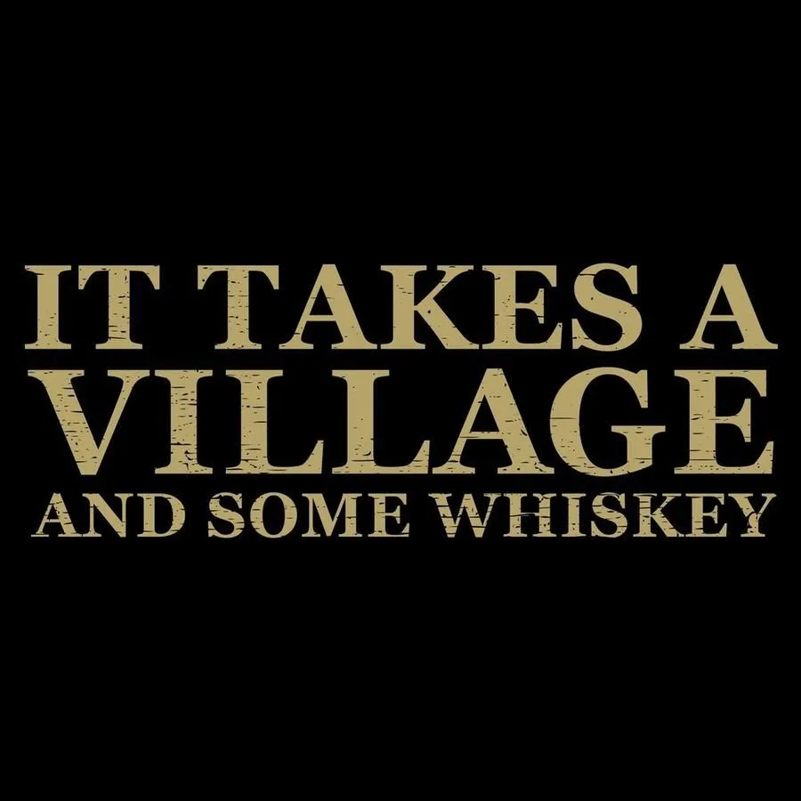 It Takes A Village T-Shirt - Black