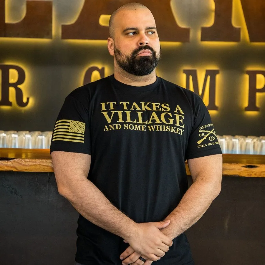 It Takes A Village T-Shirt - Black