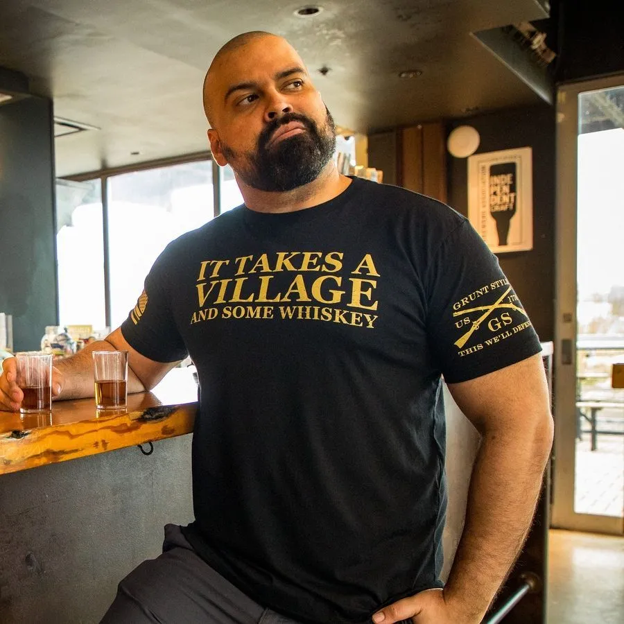 It Takes A Village T-Shirt - Black
