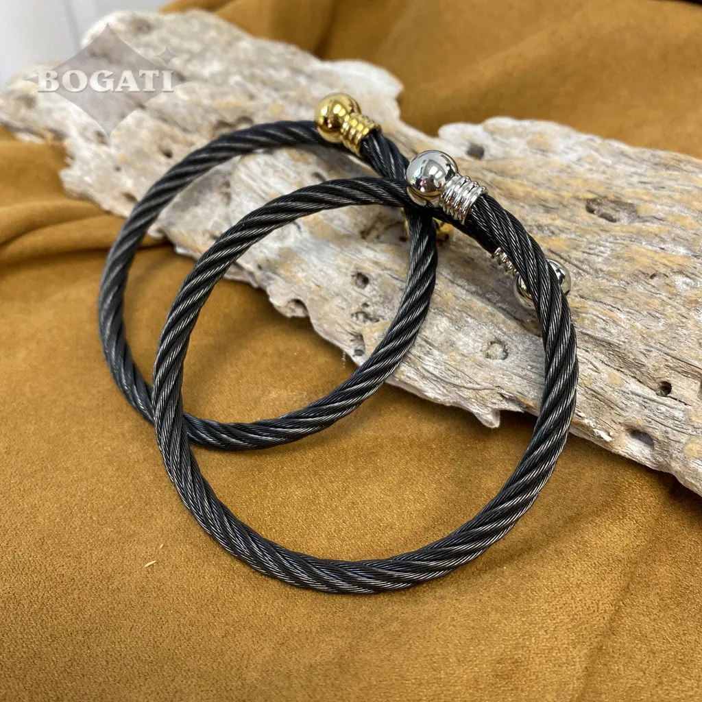 J-BANGLE-04 – Cable Bangle with spherical ends