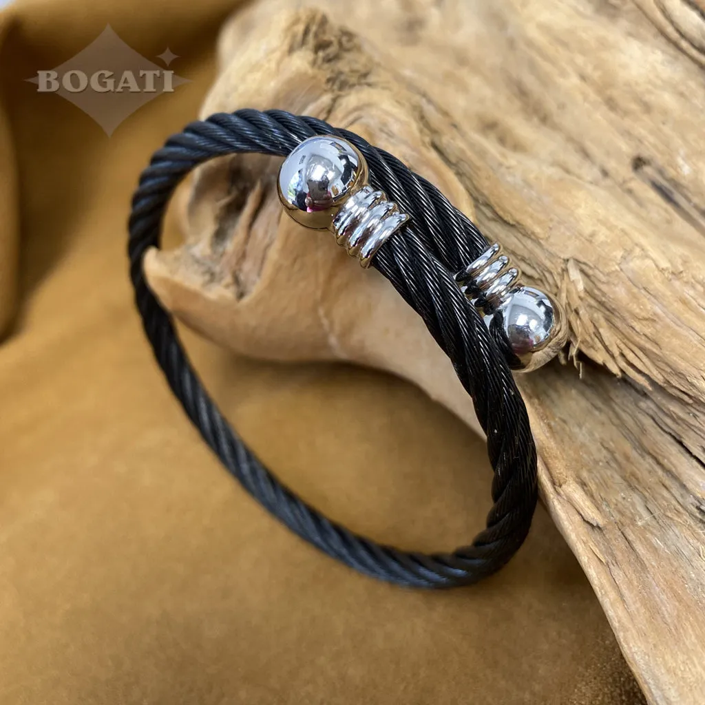 J-BANGLE-04 – Cable Bangle with spherical ends