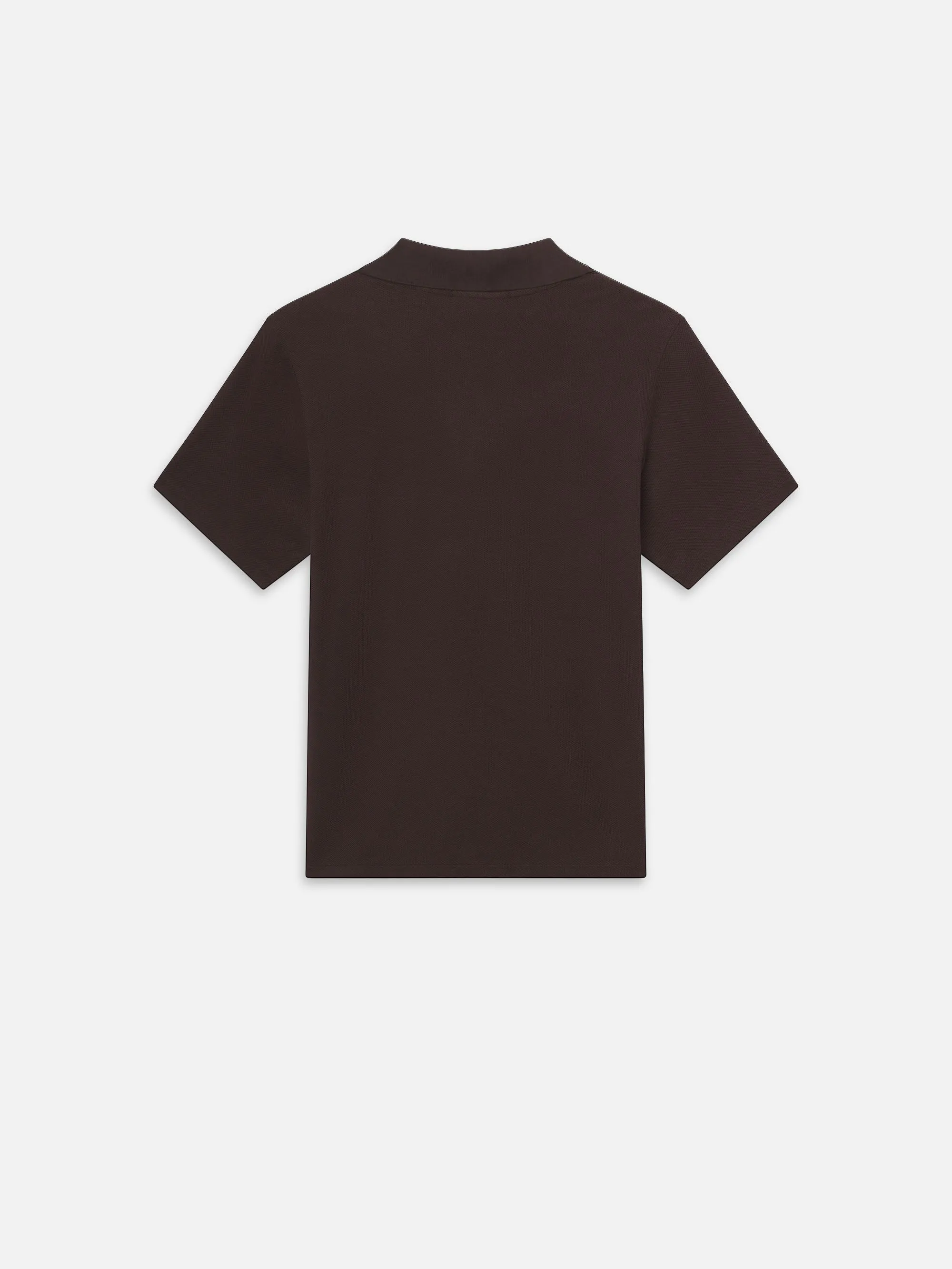Jacquard Polo -- Brown