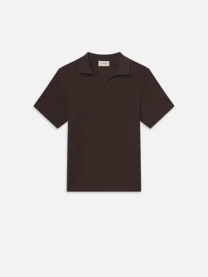 Jacquard Polo -- Brown