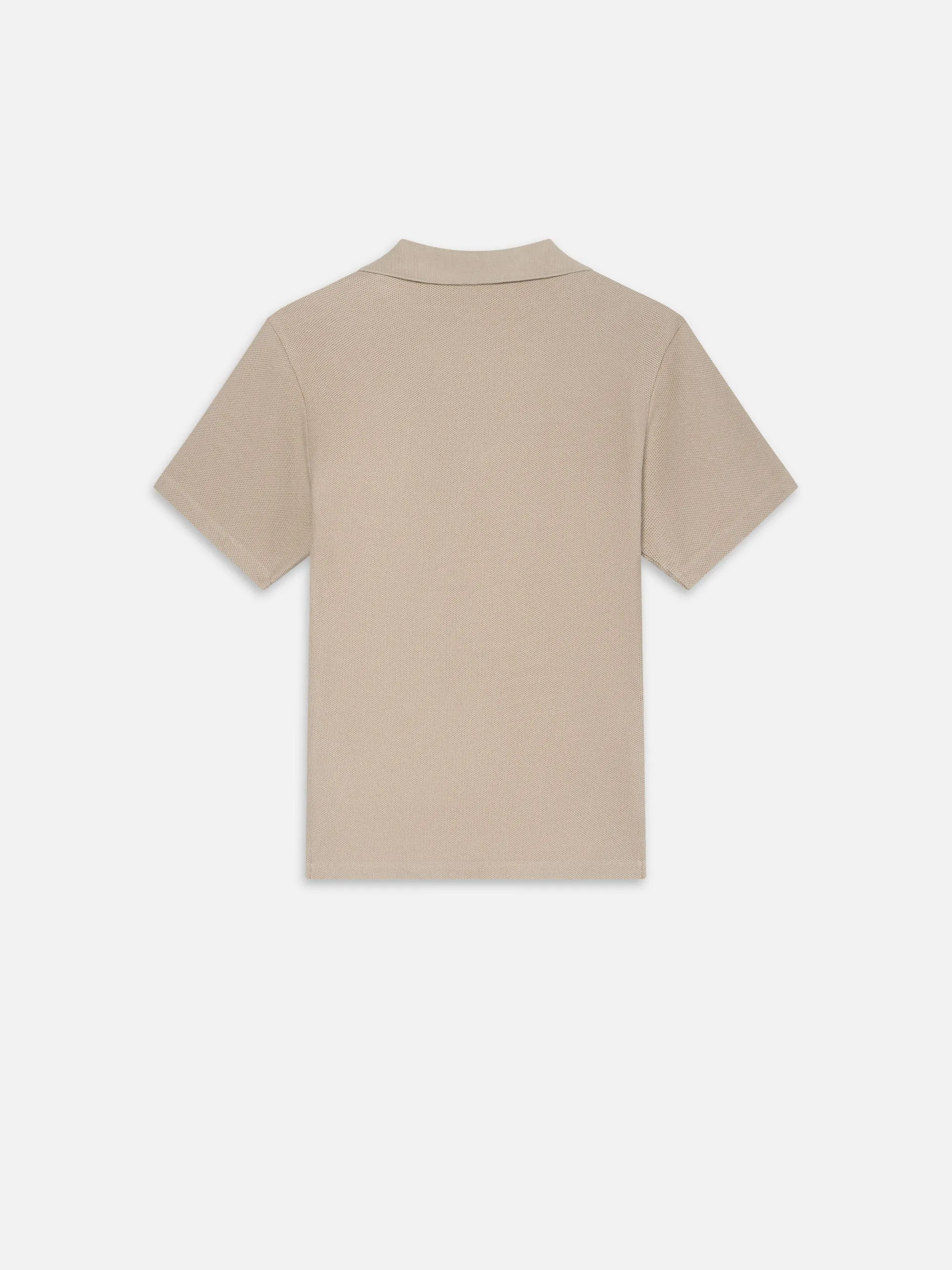 Jacquard Polo -- Summer Beige