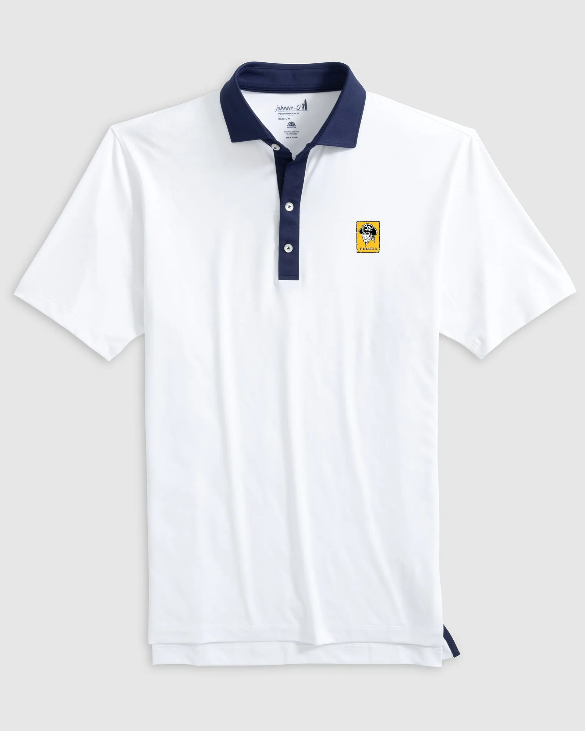 Jmpo101593Pi Pittsburgh Pirates Ramos Performance Jersey Polo - Cooperstown Logo