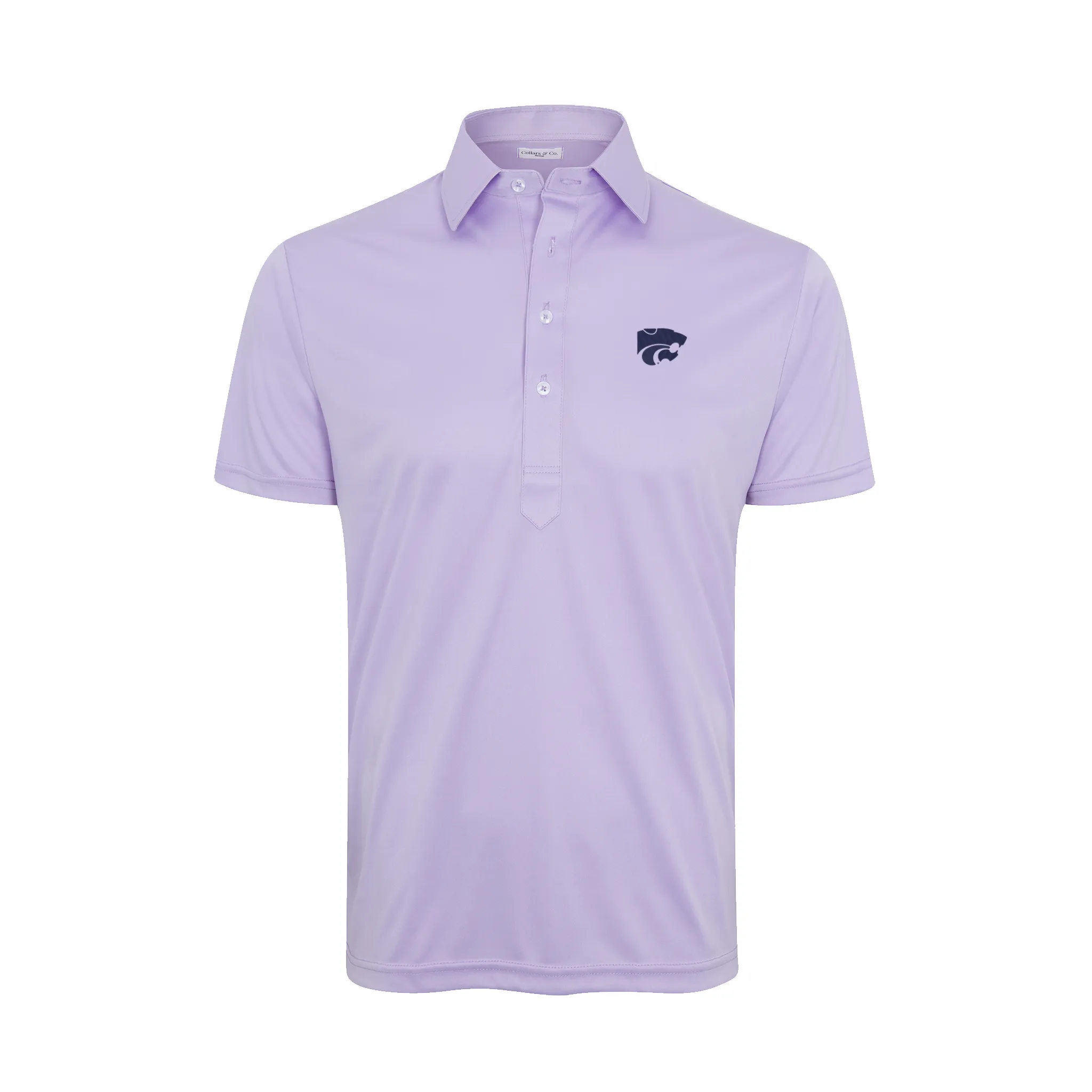 K-State Semi-Spread Collar Polo Lavender