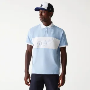 LA Dodgers MLB Graphic Pastel Blue Polo Shirt