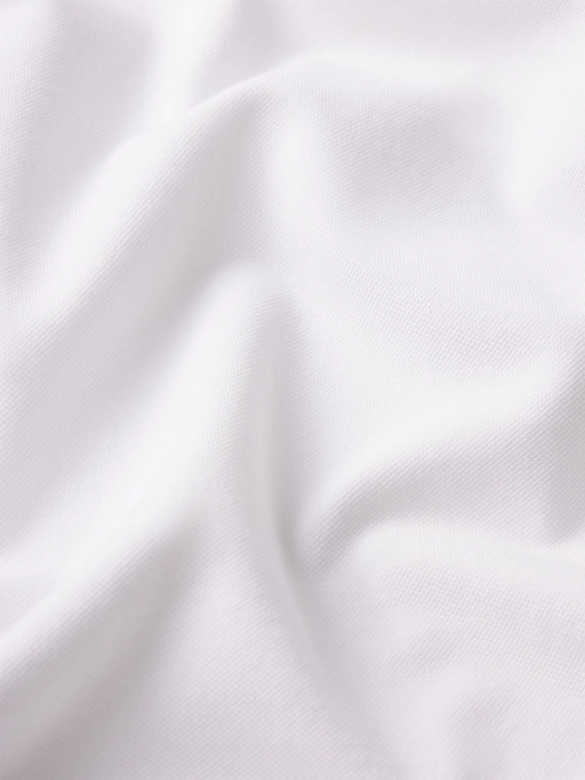 Light Pique Polo -- White