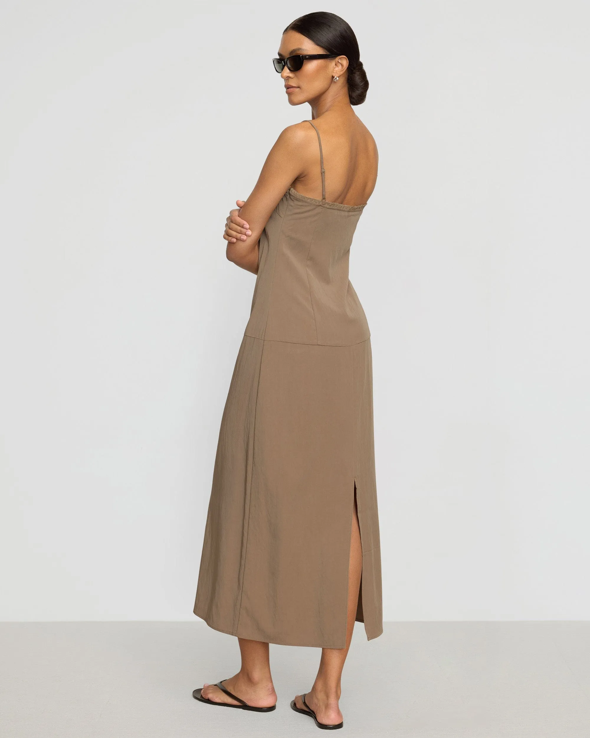 Lisette Square-Neck Cami Dress