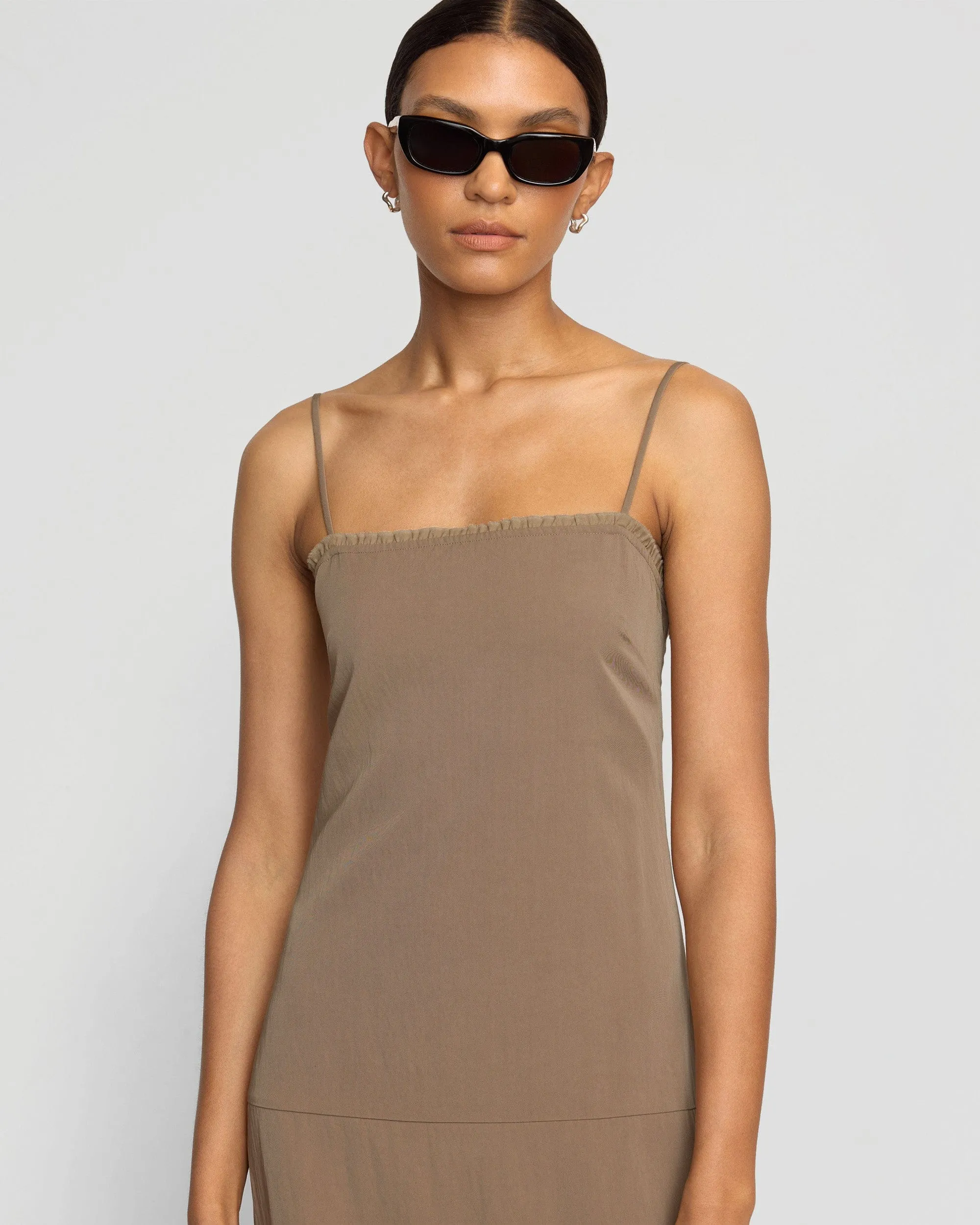 Lisette Square-Neck Cami Dress