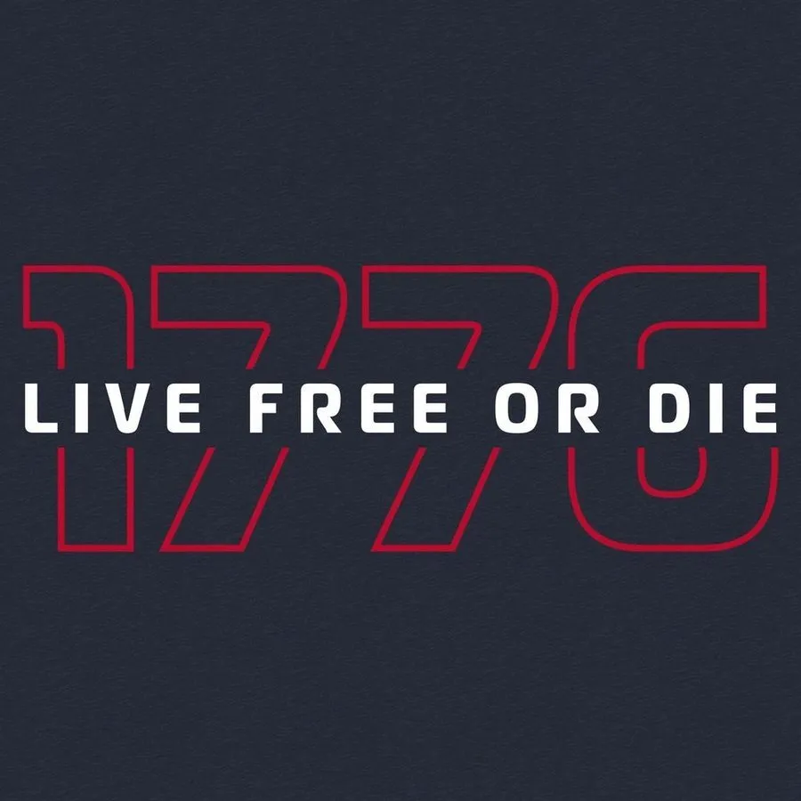 Live Free Or Die '76 T-Shirt - Midnight Navy