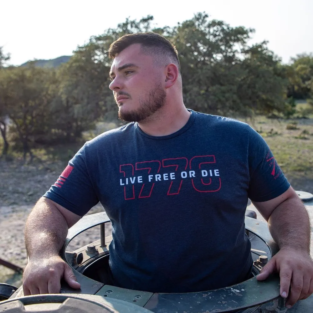 Live Free Or Die '76 T-Shirt - Midnight Navy