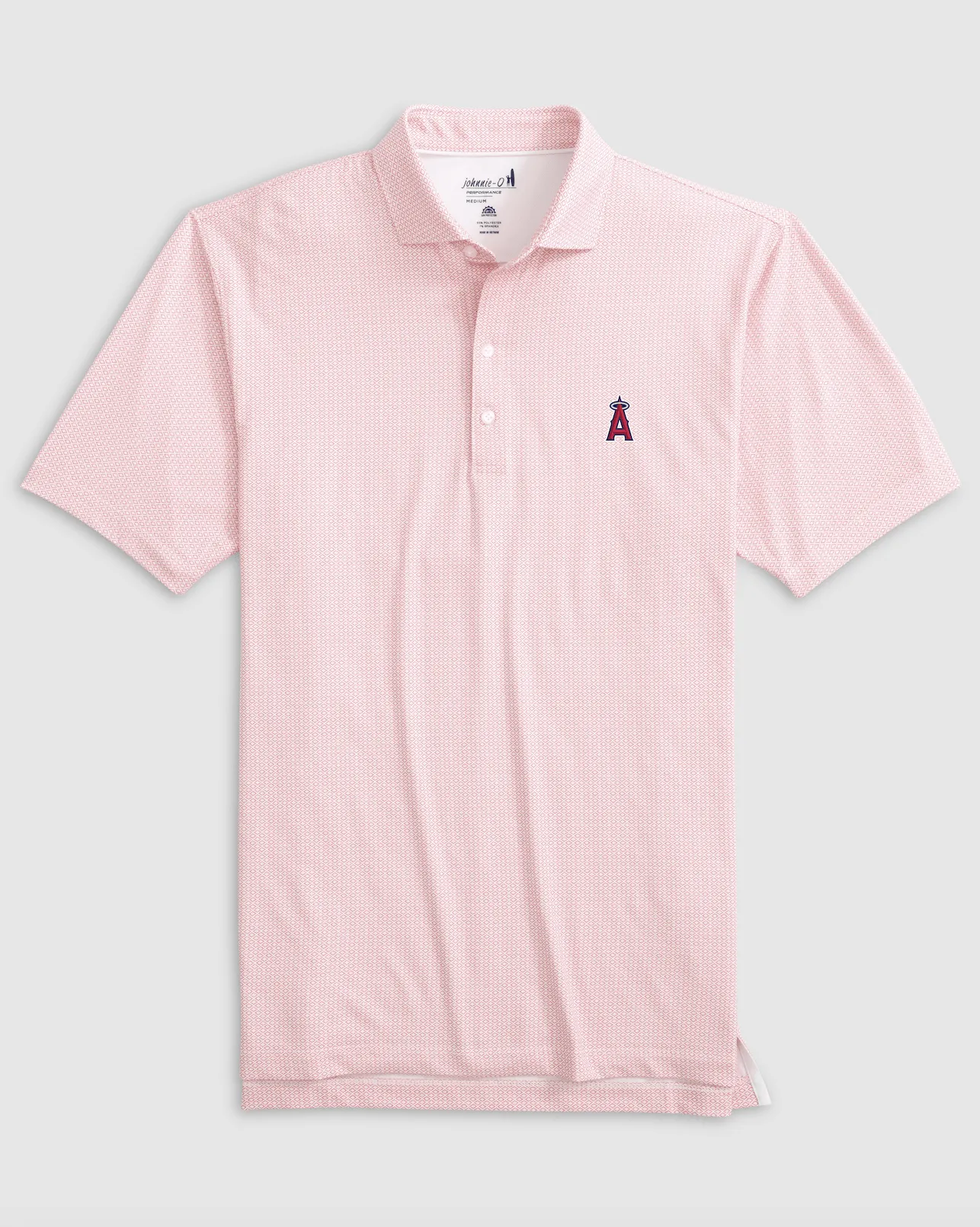 Los Angeles Angels Slade Performance Jersey Printed Polo - Cooperstown Logo