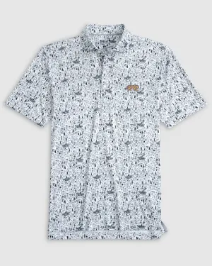 Louisiana State Hoop There It Is Performance Jersey Polo - Tiger Mike Logo