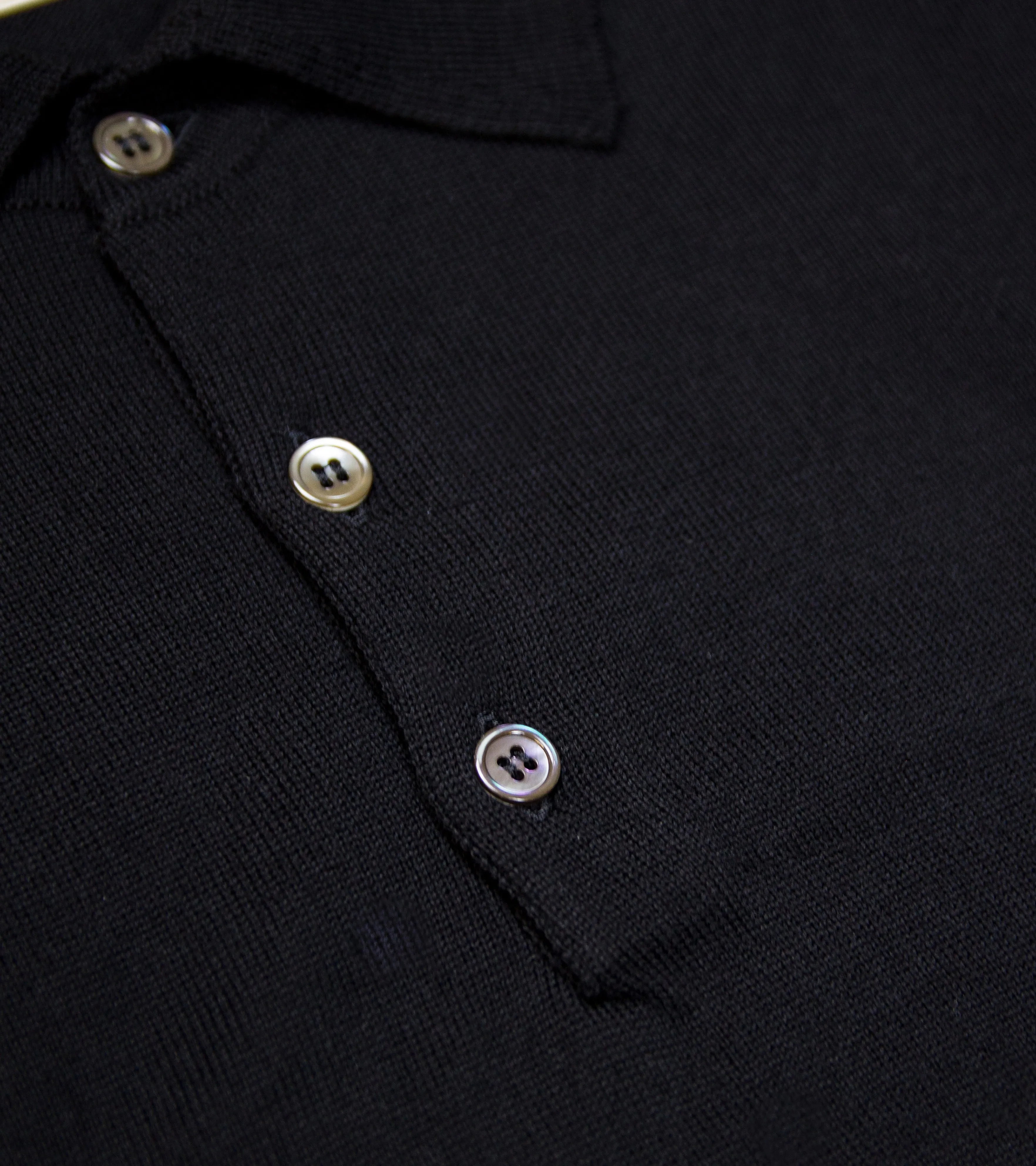 Merino Long-Sleeve Polo Rovigo