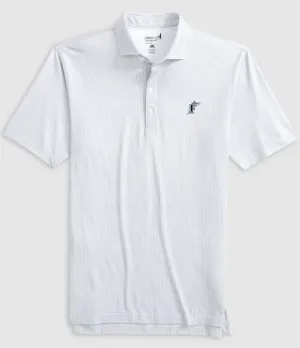 Miami Marlins Slade Performance Jersey Printed Polo - Cooperstown Logo