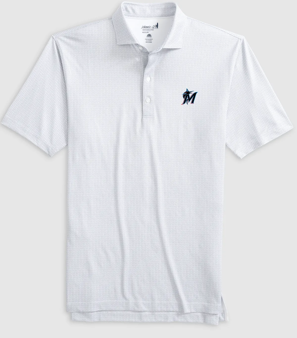 Miami Marlins Slade Performance Jersey Printed Polo