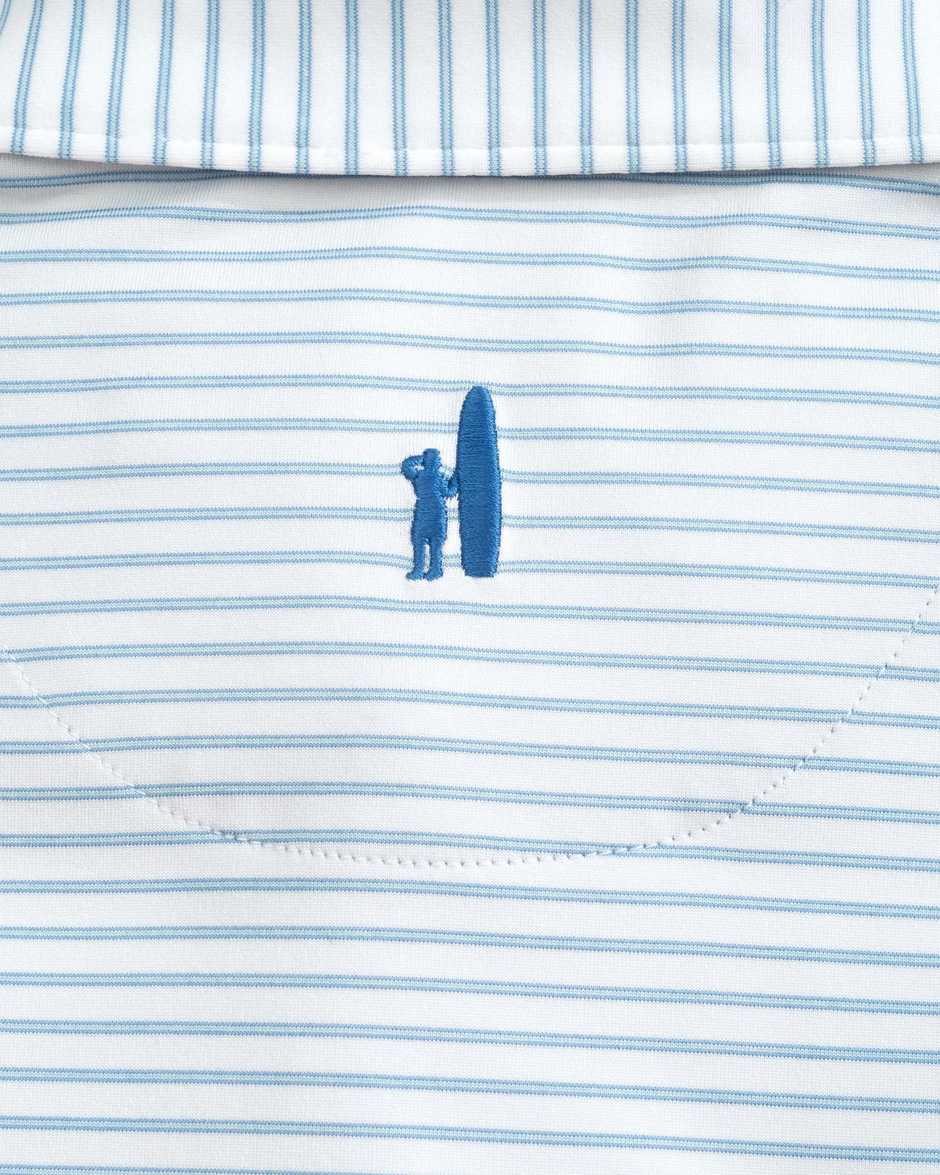 Michael Jr. Striped Jersey Performance Polo