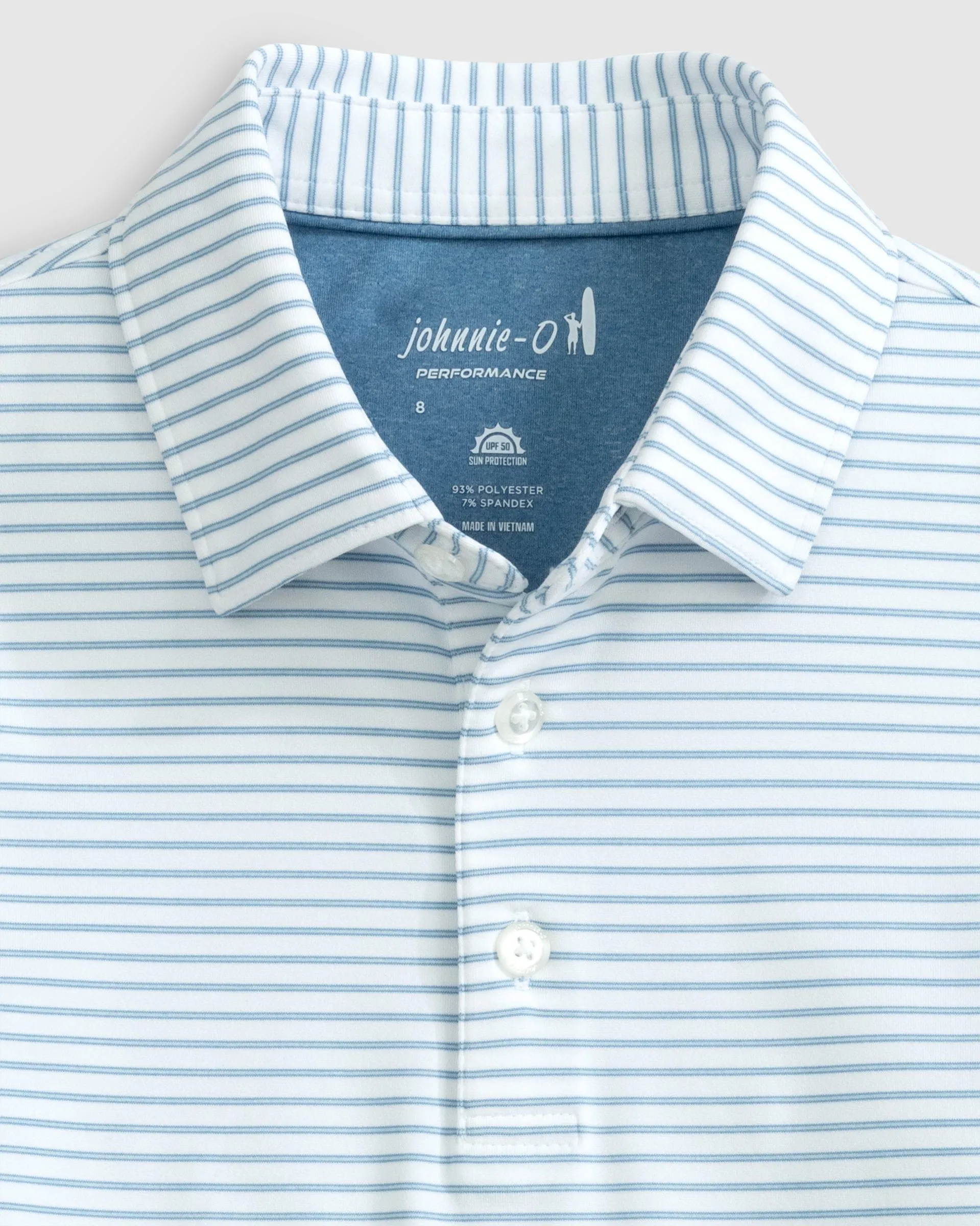 Michael Jr. Striped Jersey Performance Polo