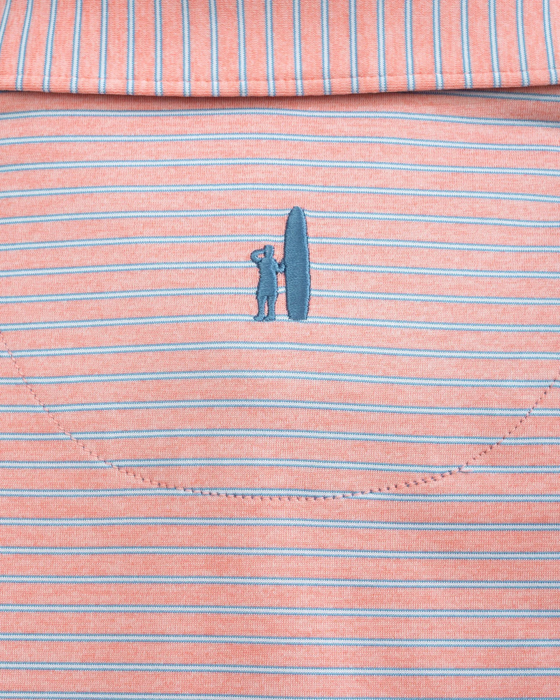 Michael Jr. Striped Jersey Performance Polo
