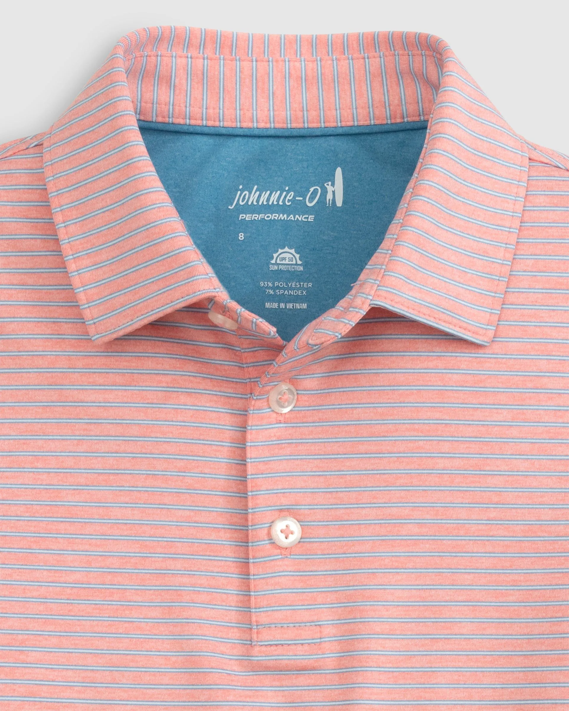Michael Jr. Striped Jersey Performance Polo
