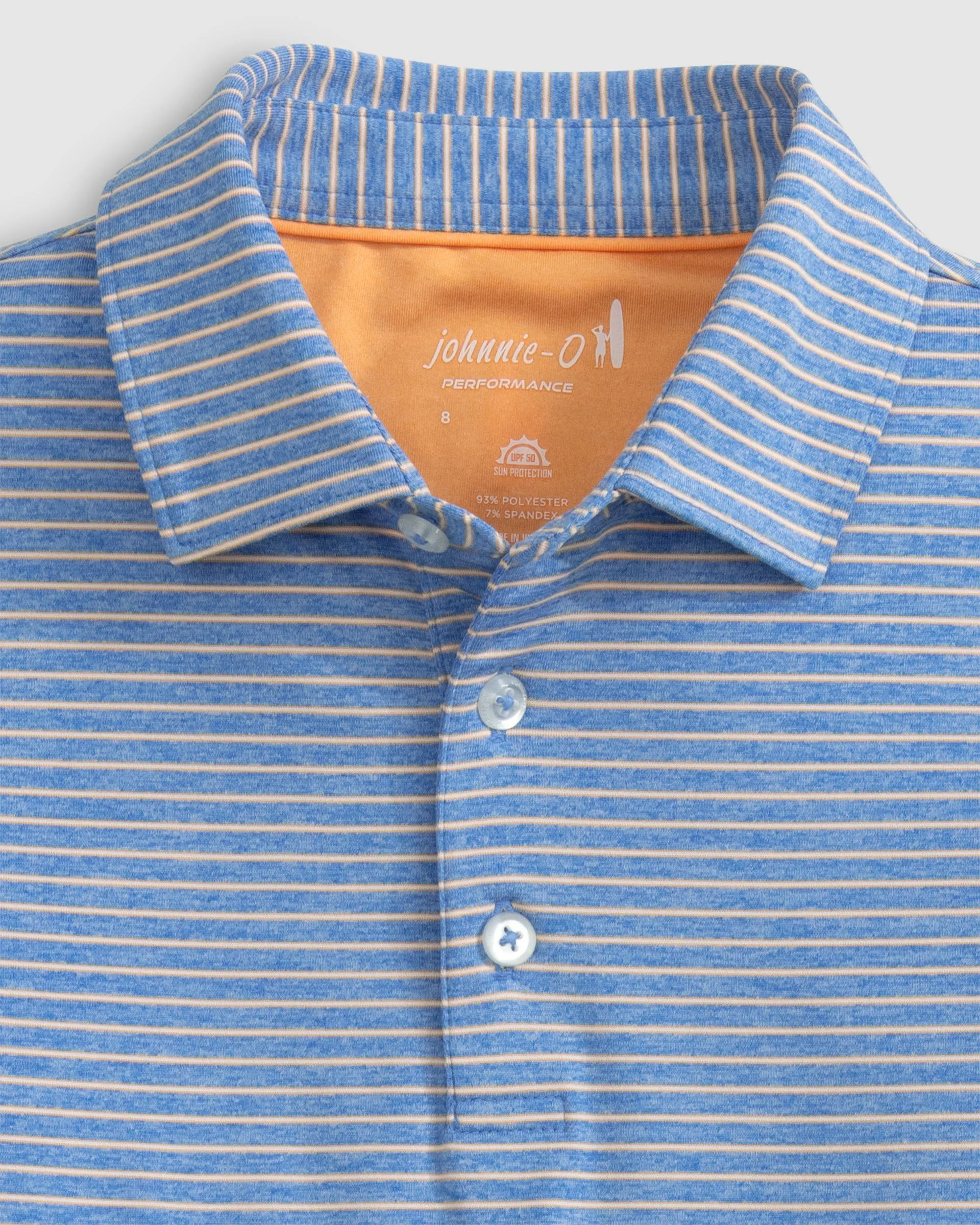 Michael Jr. Striped Jersey Performance Polo