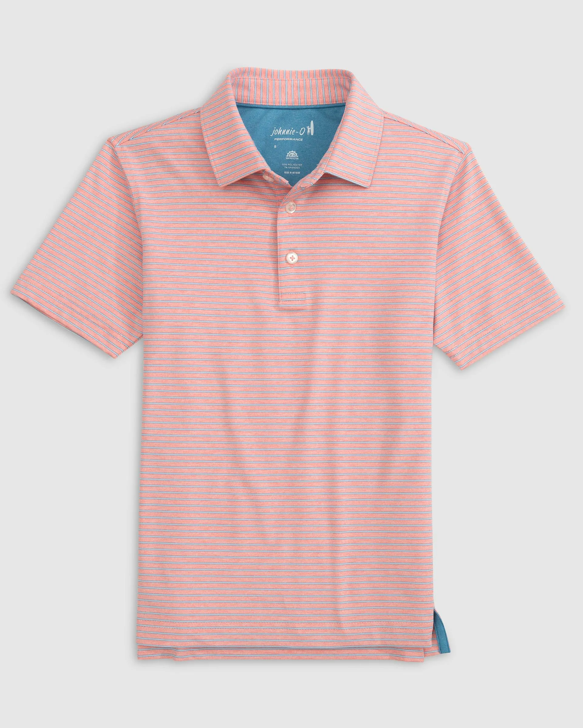 Michael Jr. Striped Jersey Performance Polo