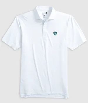 Milwaukee Brewers Slade Performance Jersey Printed Polo - Cooperstown Logo